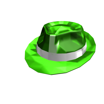 Green Sparkle Time Fedora